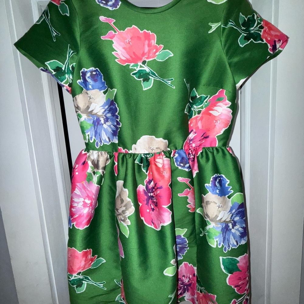 Kate Spade Green Floral Dress